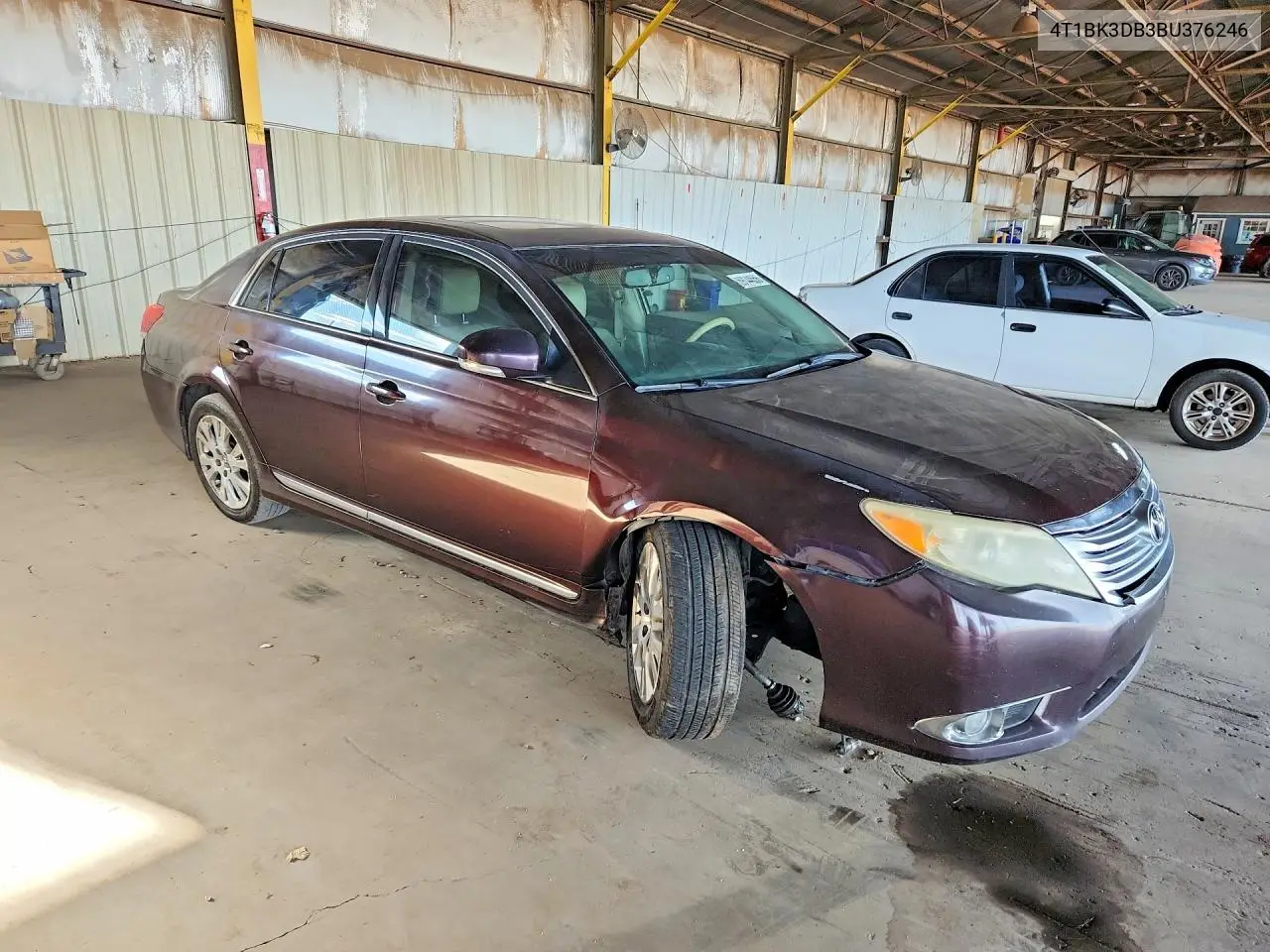 2011 TOYOTA AVALON VIN 4T1BK3DB3BU376246 — фото 4