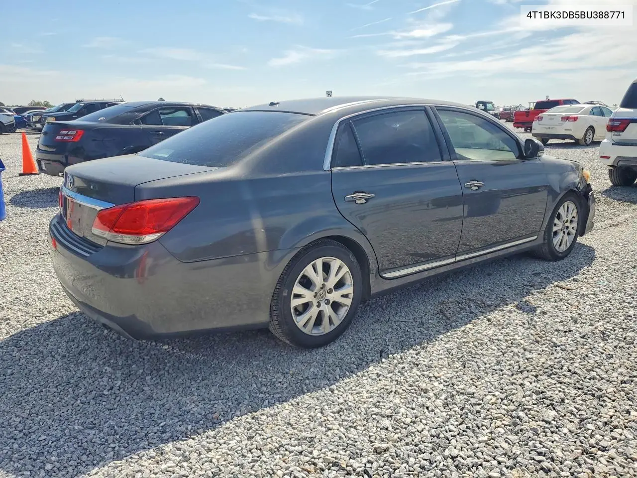 2011 TOYOTA AVALON VIN 4T1BK3DB5BU388771 — фото 3