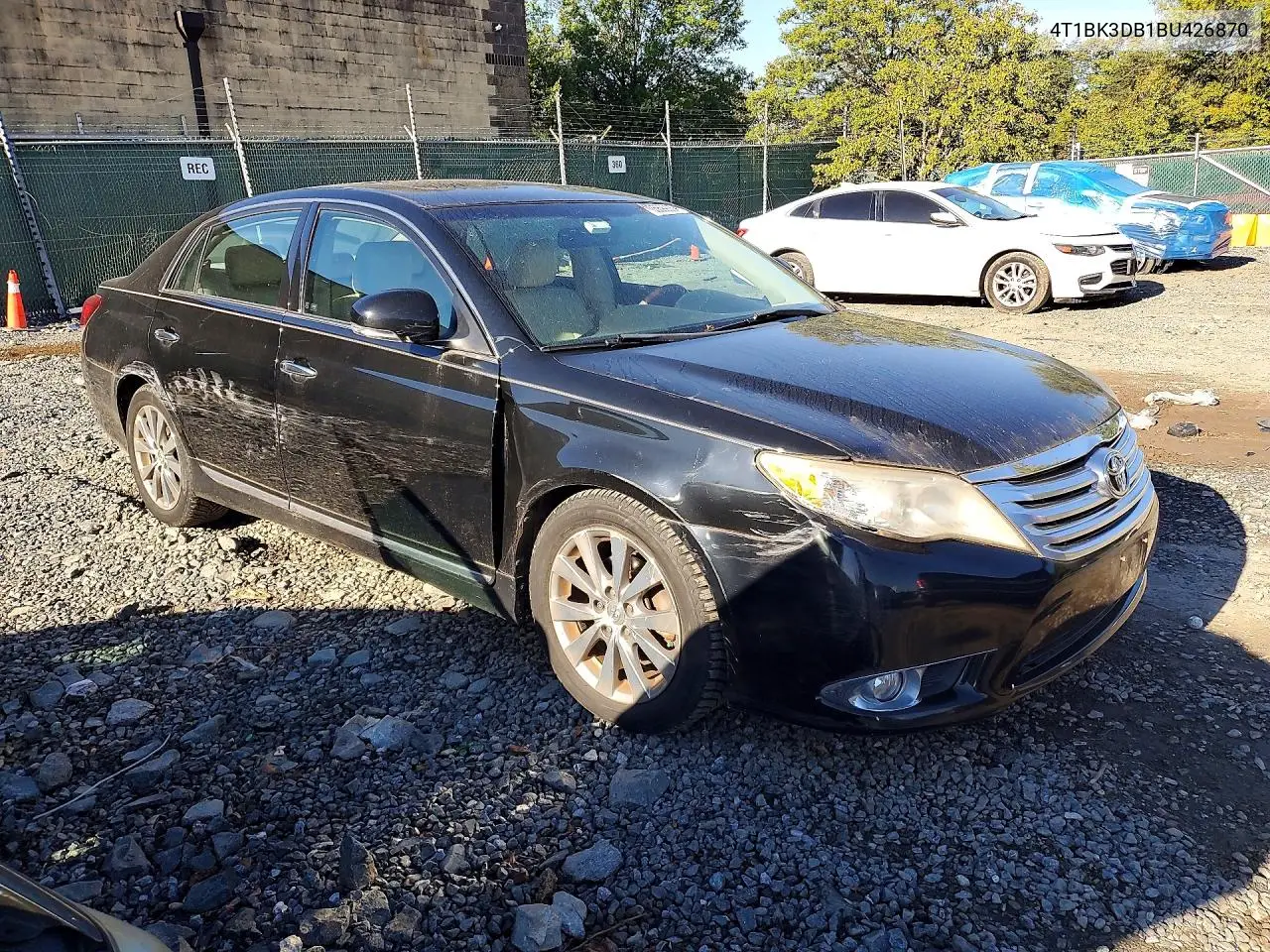 2011 TOYOTA AVALON VIN 4T1BK3DB1BU426870 — фото 4