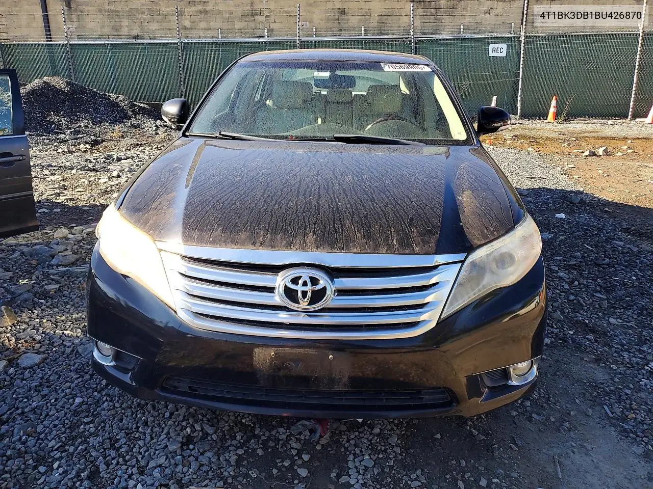 2011 TOYOTA AVALON VIN 4T1BK3DB1BU426870 — фото 5