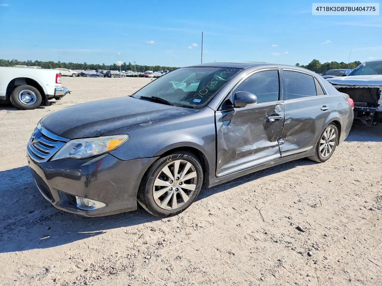 TOYOTA AVALON 2011, VIN 4T1BK3DB7BU404775