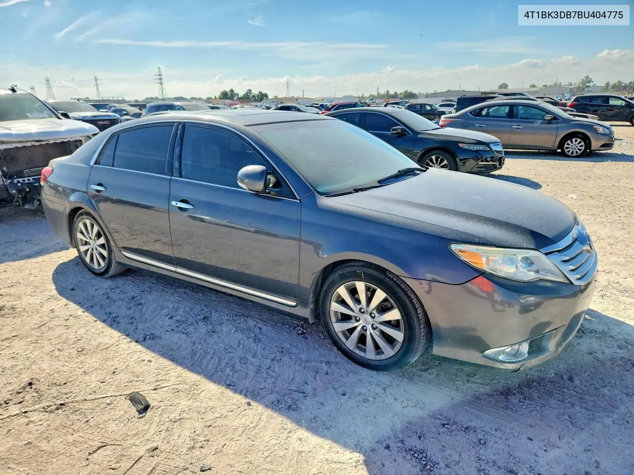 2011 TOYOTA AVALON VIN 4T1BK3DB7BU404775 — фото 4