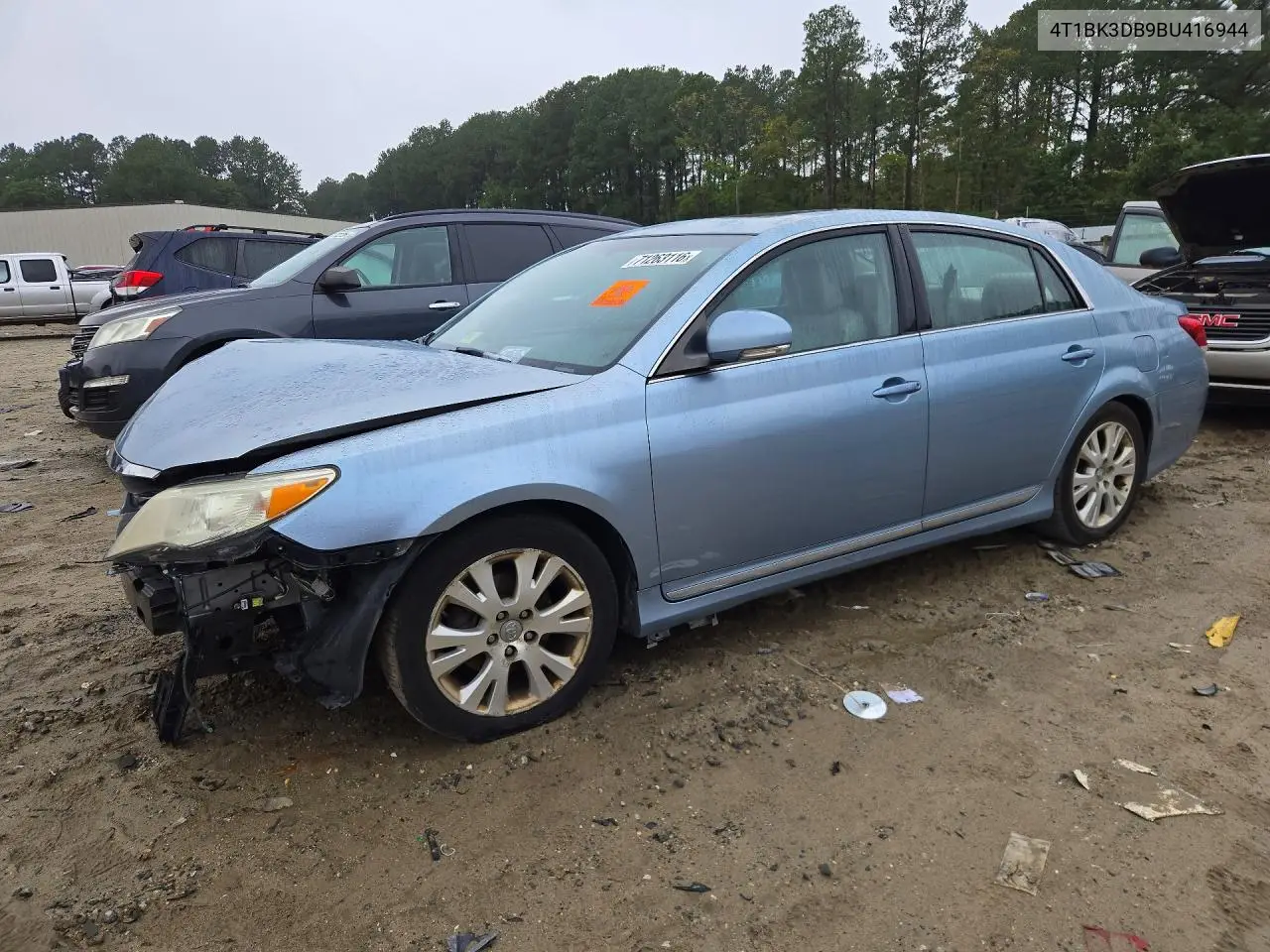 TOYOTA AVALON 2011, VIN 4T1BK3DB9BU416944