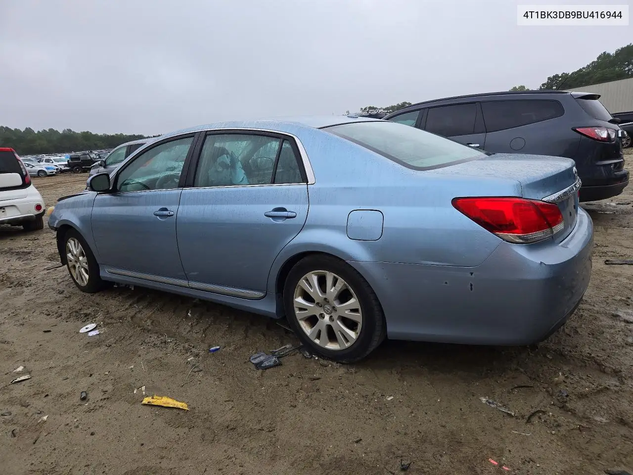 2011 TOYOTA AVALON VIN 4T1BK3DB9BU416944 — фото 2