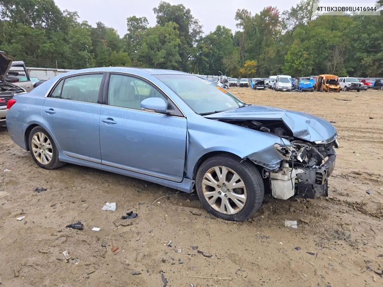 2011 TOYOTA AVALON VIN 4T1BK3DB9BU416944 — фото 4
