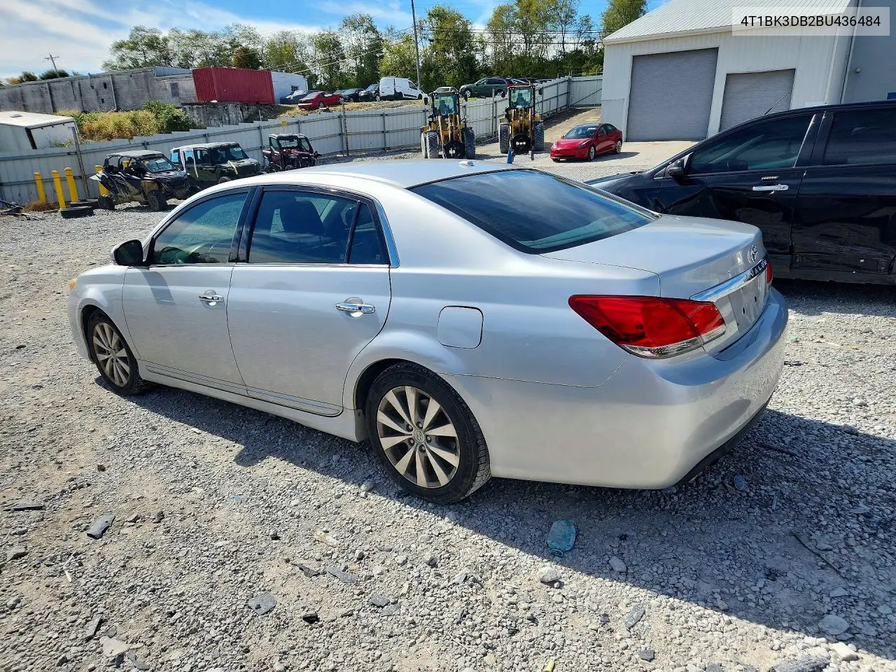2011 TOYOTA AVALON VIN 4T1BK3DB2BU436484 — фото 2