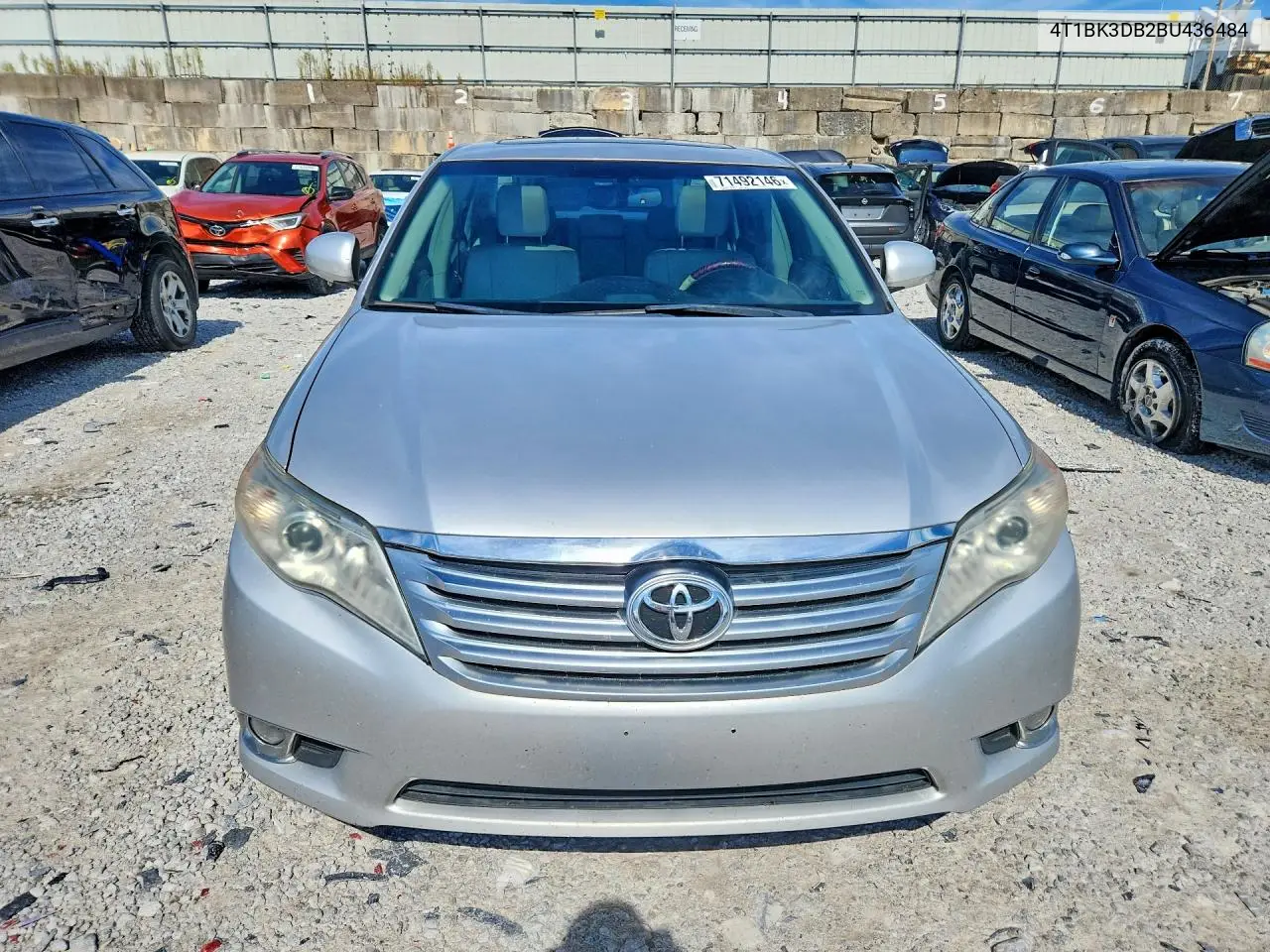 2011 TOYOTA AVALON VIN 4T1BK3DB2BU436484 — фото 5