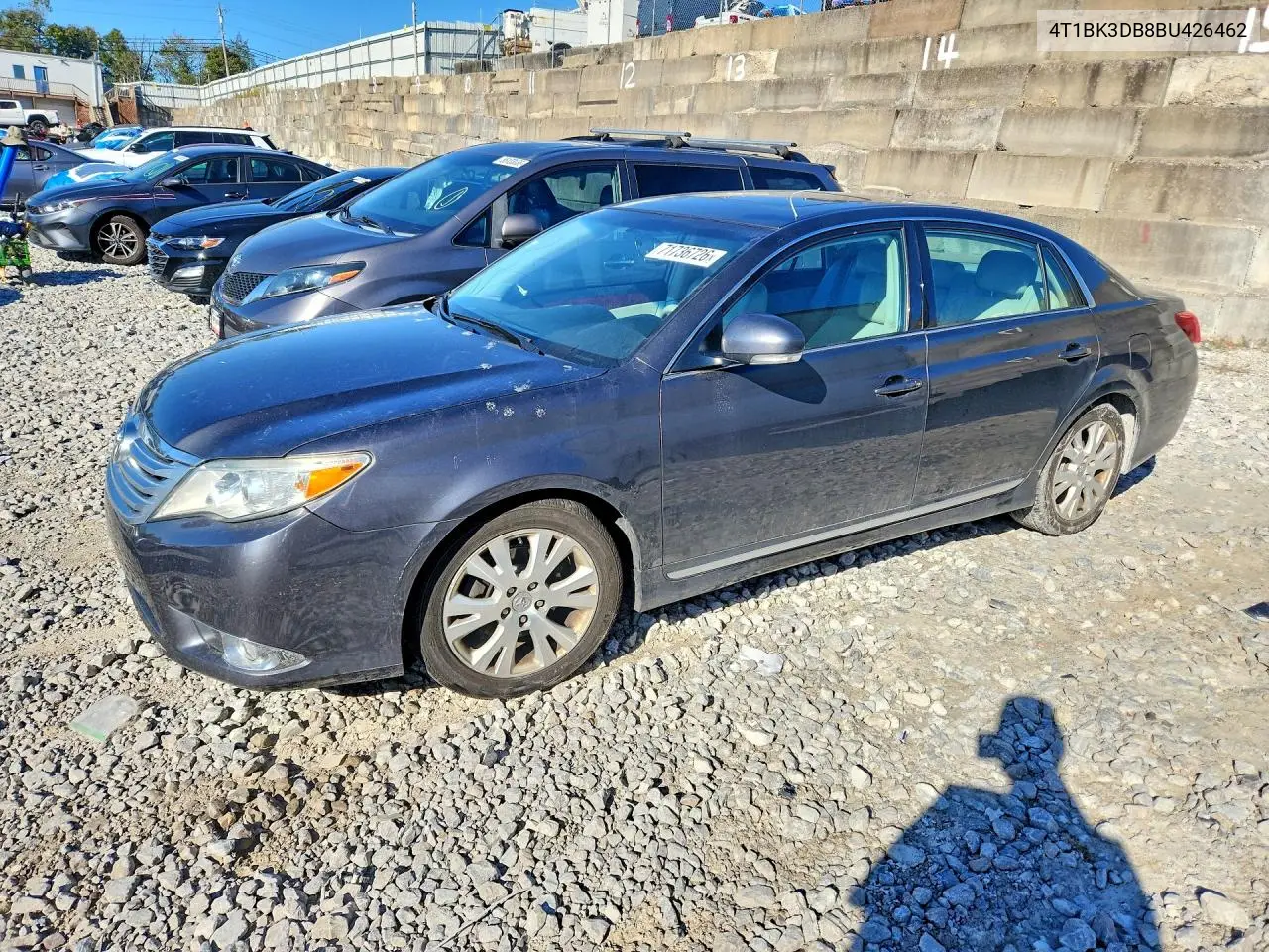 TOYOTA AVALON 2011, VIN 4T1BK3DB8BU426462