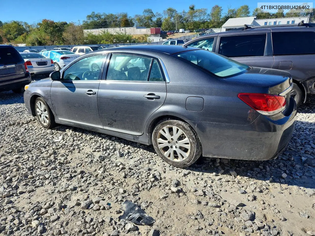 2011 TOYOTA AVALON VIN 4T1BK3DB8BU426462 — фото 2
