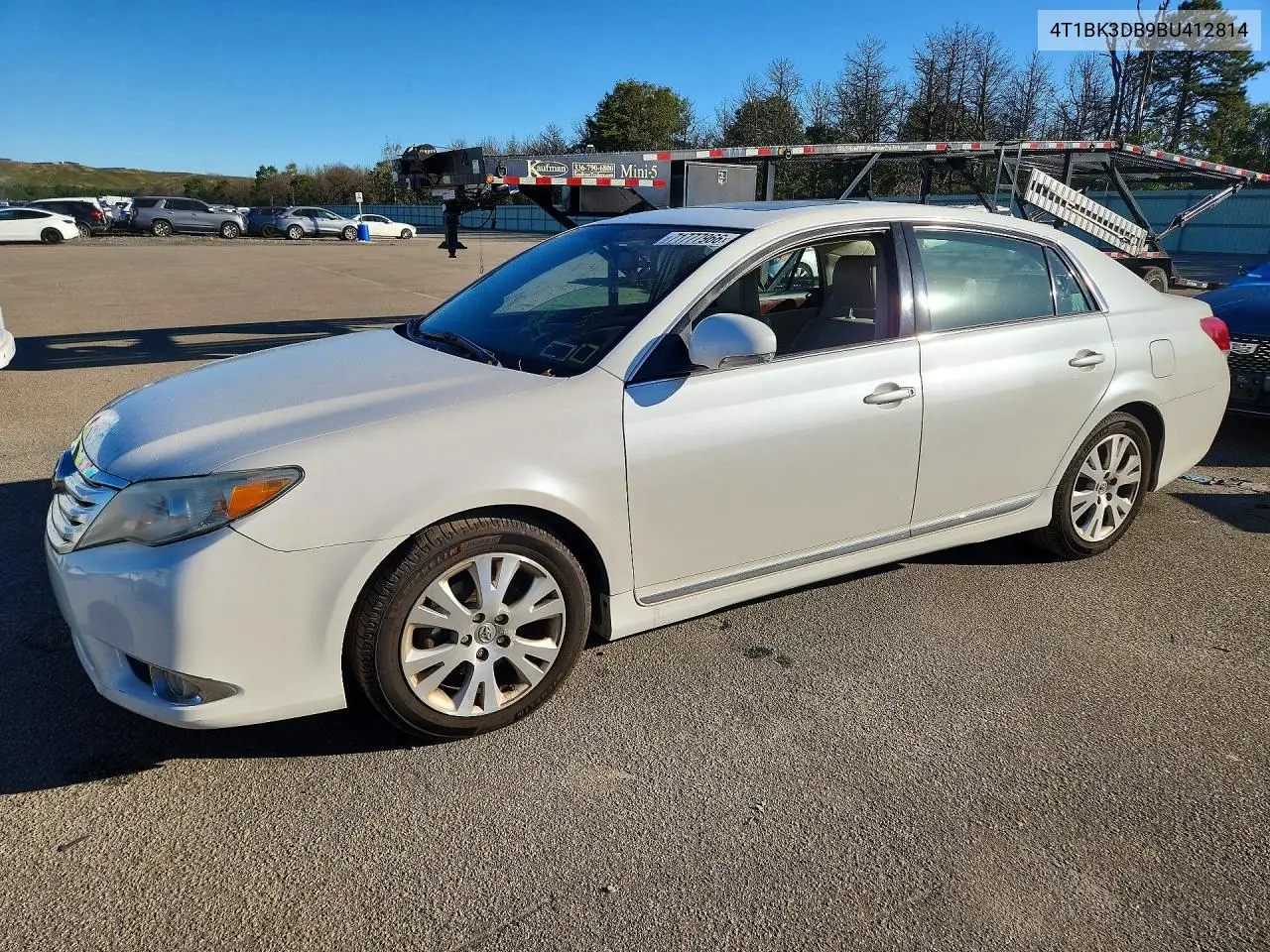 TOYOTA AVALON 2011, VIN 4T1BK3DB9BU412814