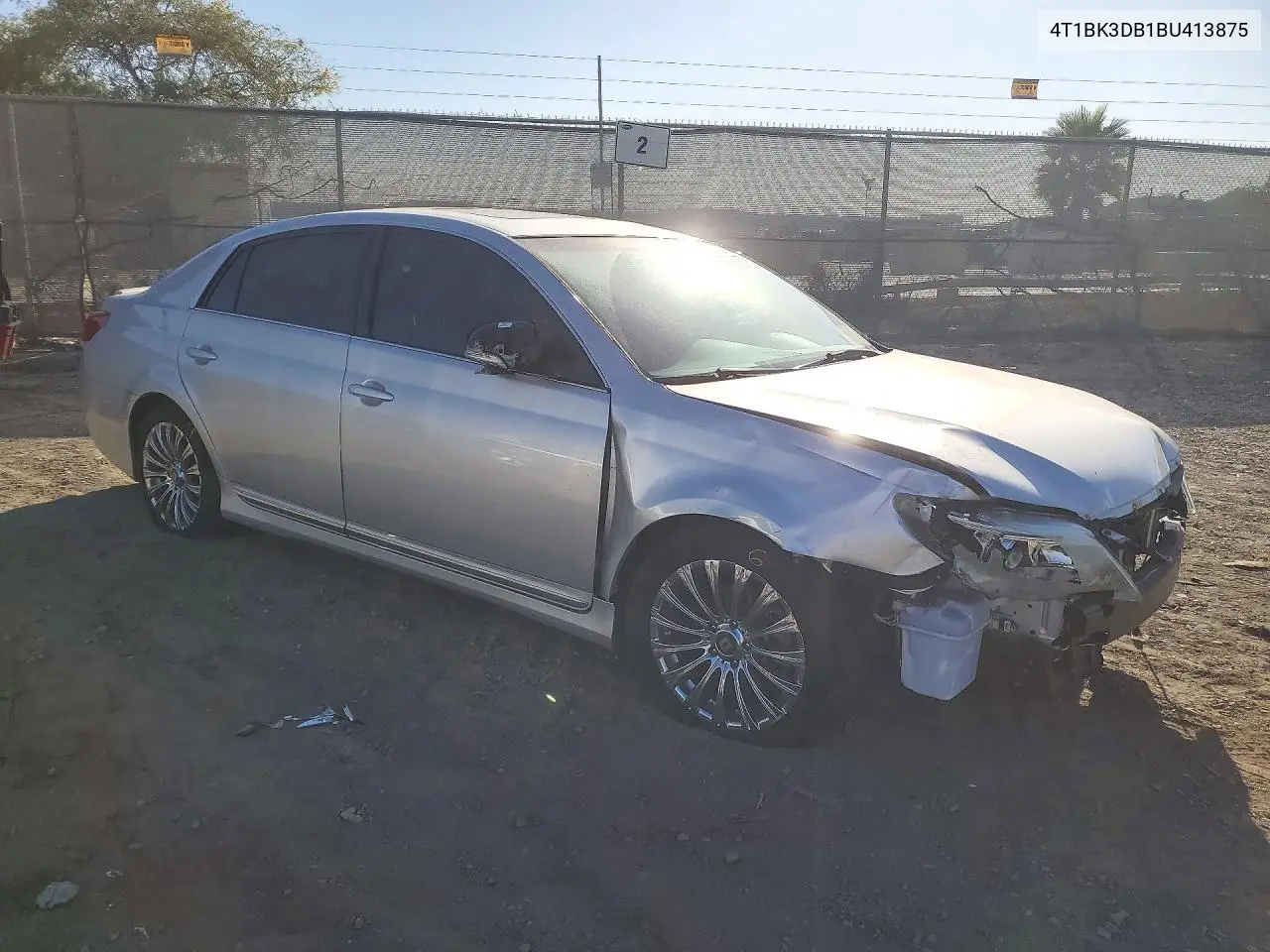 2011 TOYOTA AVALON VIN 4T1BK3DB1BU413875 — фото 4