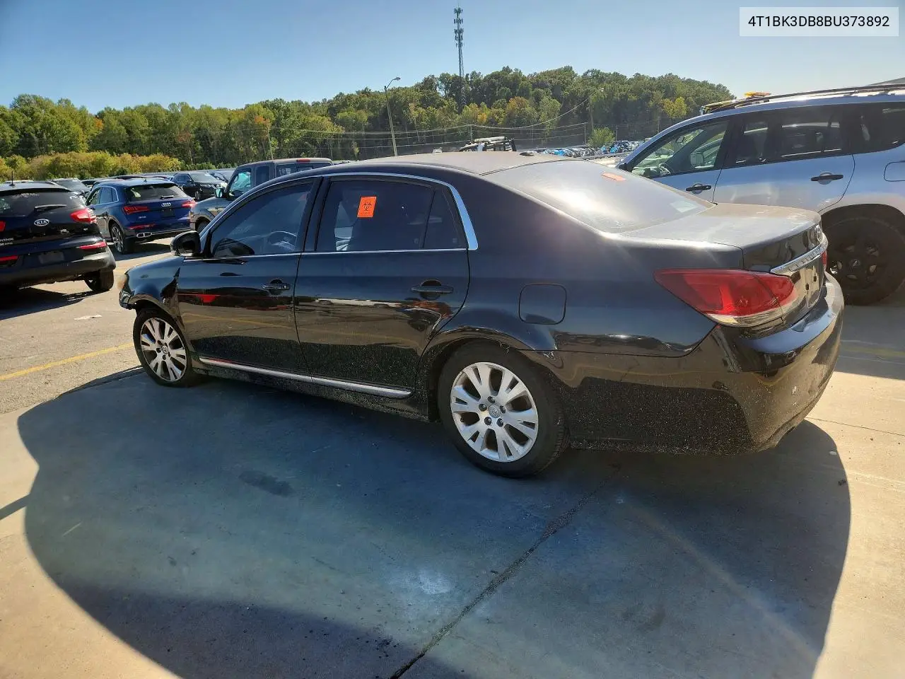 2011 TOYOTA AVALON VIN 4T1BK3DB8BU373892 — фото 2