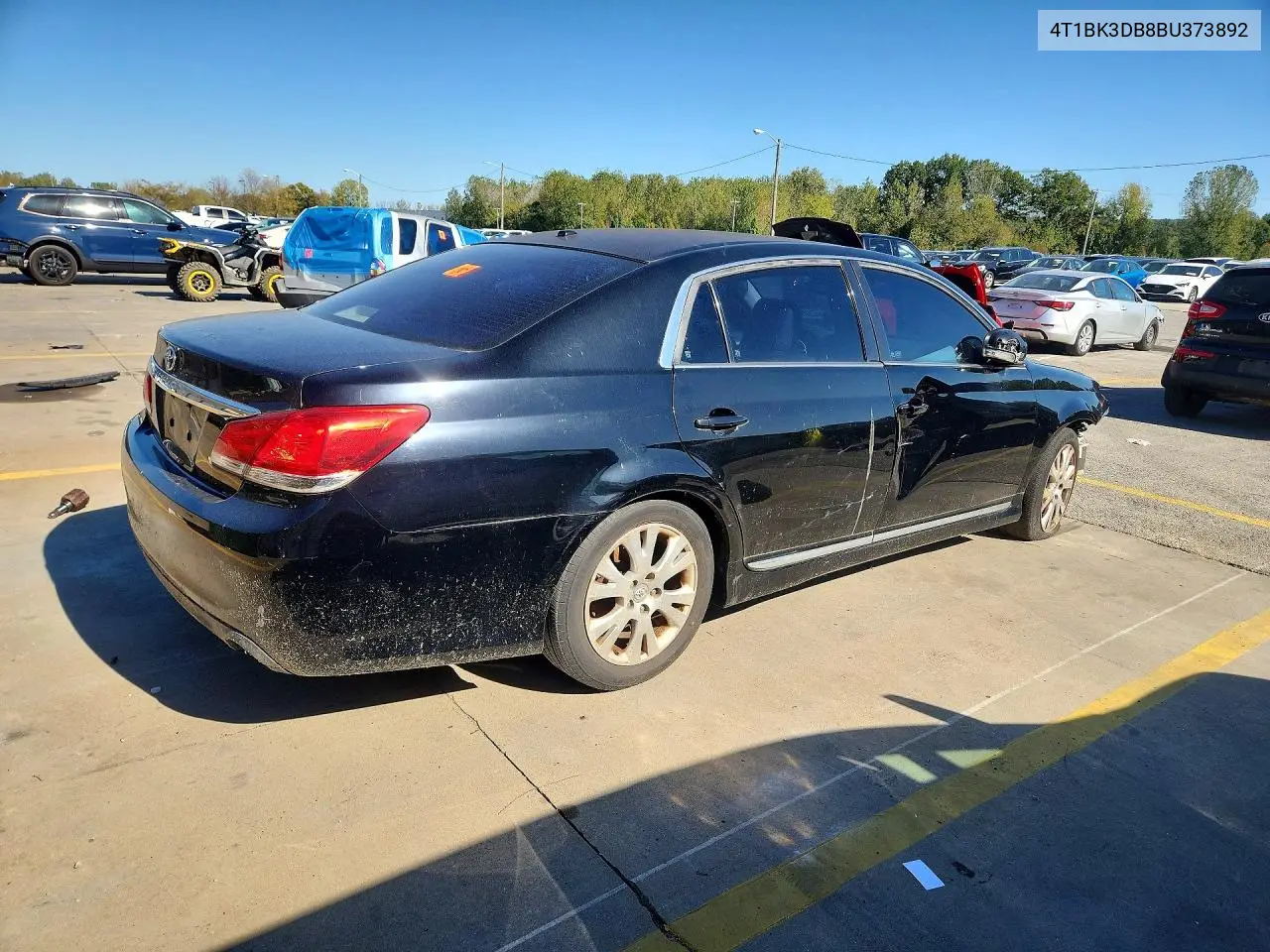 2011 TOYOTA AVALON VIN 4T1BK3DB8BU373892 — фото 3