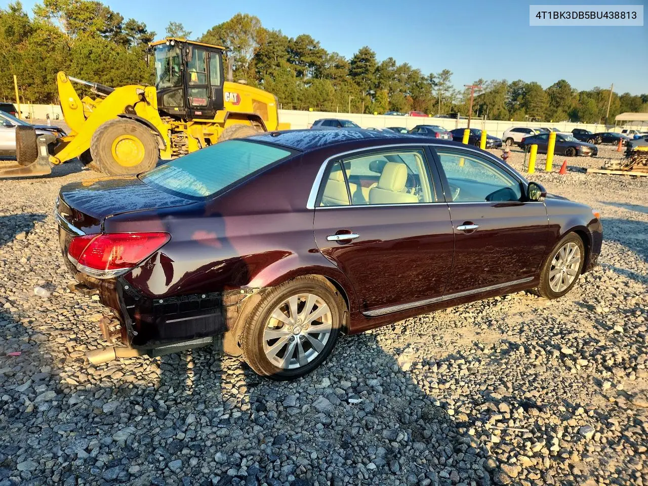 2011 TOYOTA AVALON VIN 4T1BK3DB5BU438813 — фото 3