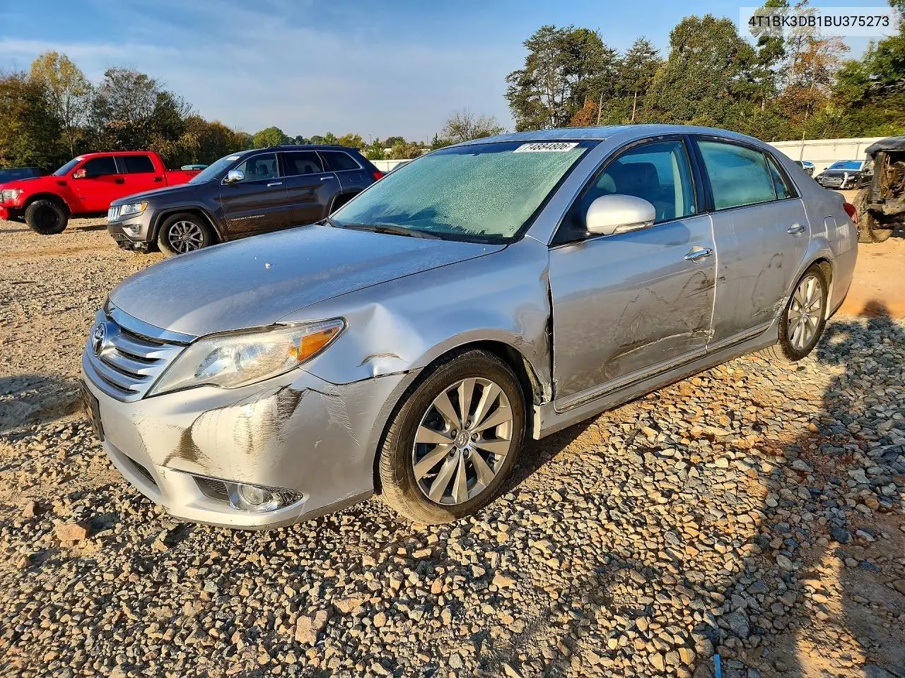 TOYOTA AVALON 2011, VIN 4T1BK3DB1BU375273