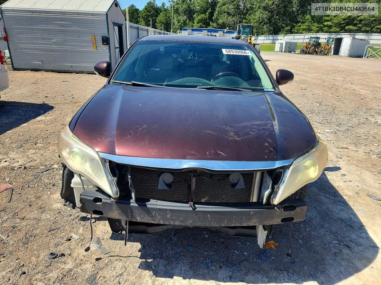 2012 TOYOTA AVALON VIN 4T1BK3DB4CU443664 — фото 5