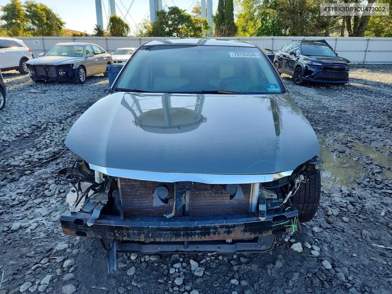 2012 TOYOTA AVALON VIN 4T1BK3DB9CU473002 — фото 5
