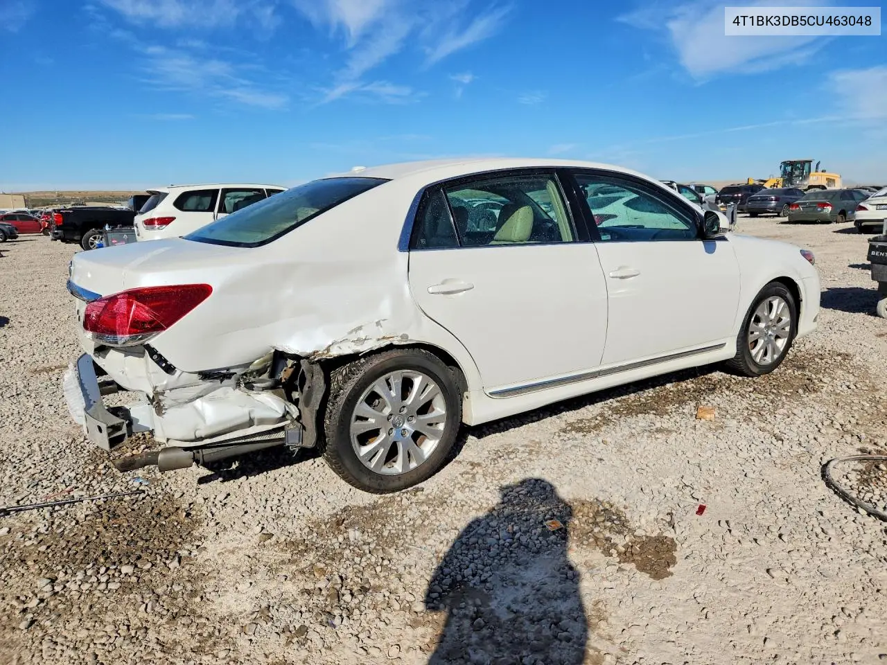 2012 TOYOTA AVALON VIN 4T1BK3DB5CU463048 — фото 3