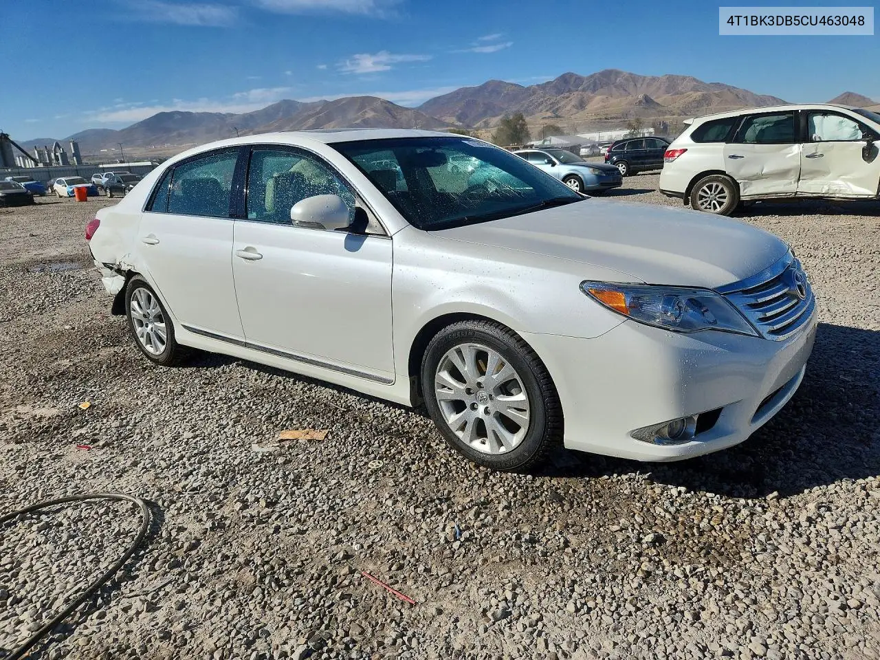 2012 TOYOTA AVALON VIN 4T1BK3DB5CU463048 — фото 4