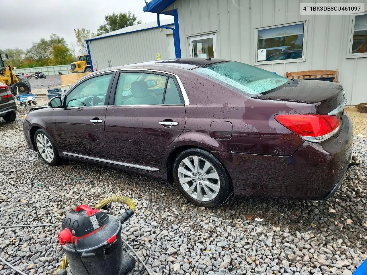 2012 TOYOTA AVALON VIN 4T1BK3DB8CU461097 — фото 2