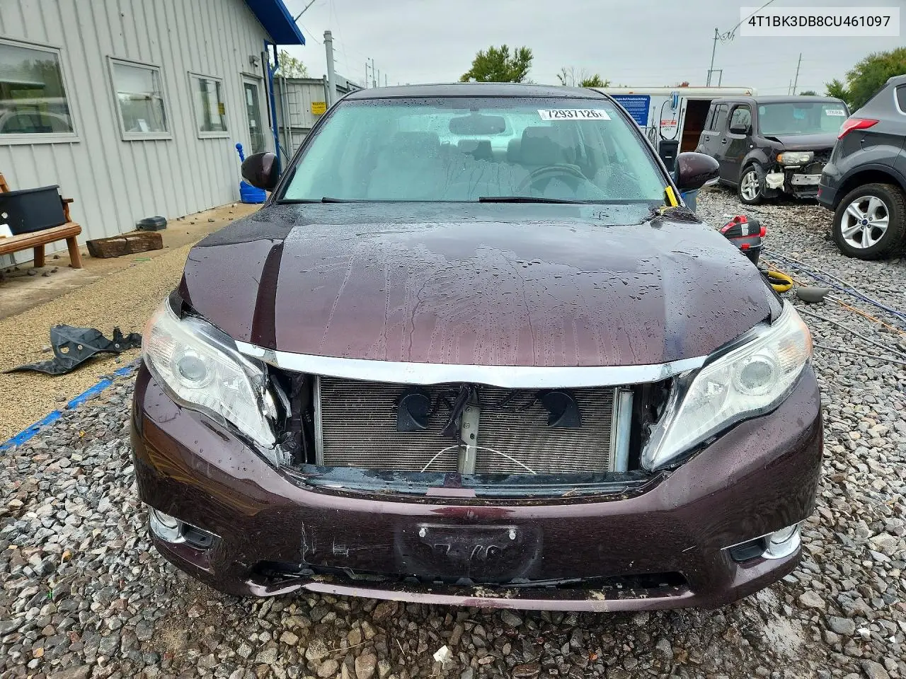 2012 TOYOTA AVALON VIN 4T1BK3DB8CU461097 — фото 5