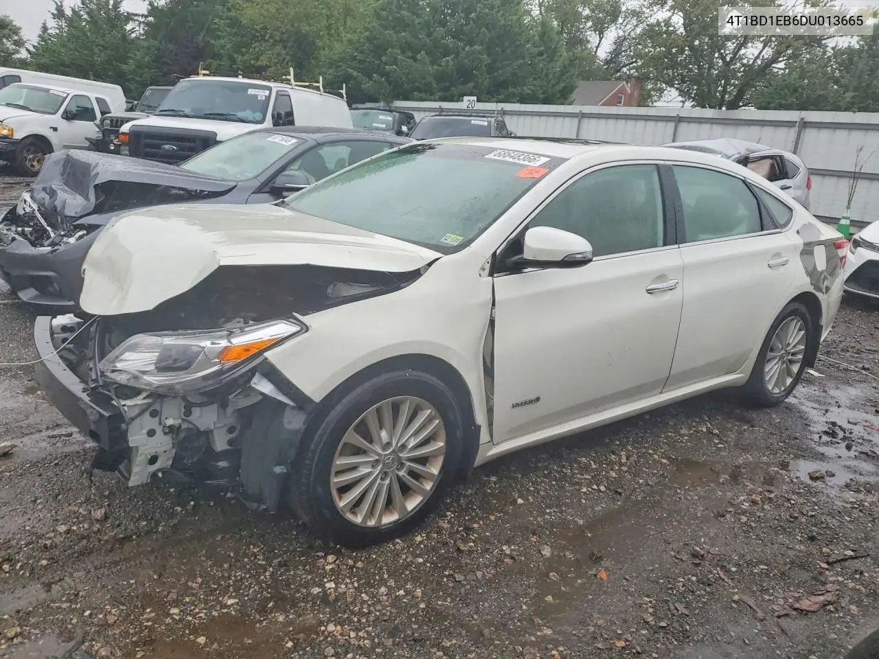 TOYOTA AVALON 2013, VIN 4T1BD1EB6DU013665
