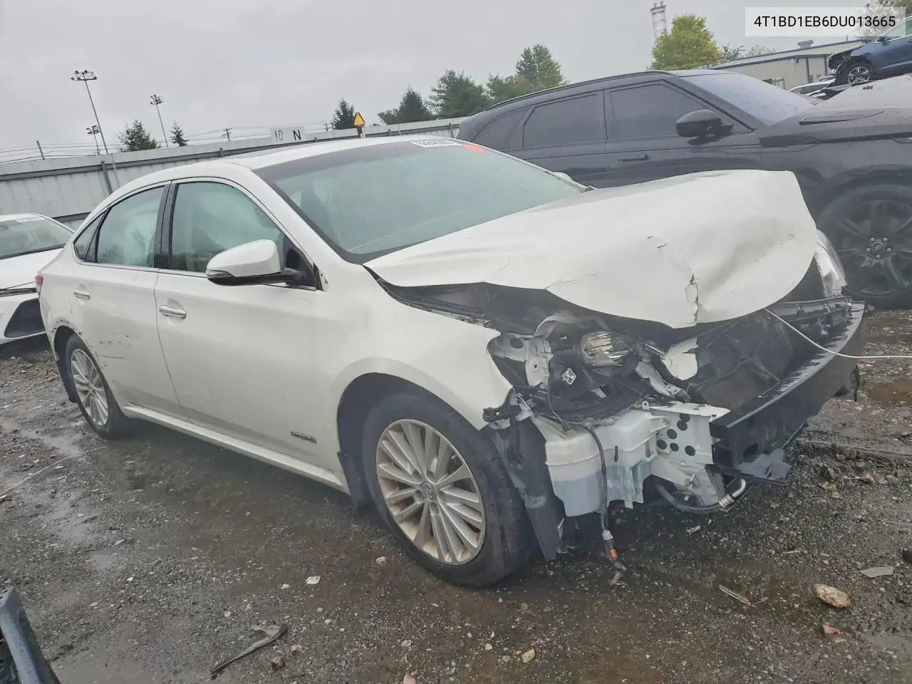 2013 TOYOTA AVALON VIN 4T1BD1EB6DU013665 — фото 4