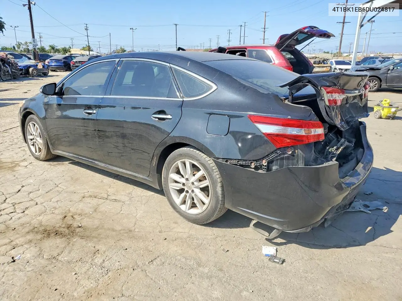2013 TOYOTA AVALON VIN 4T1BK1EB6DU024817 — фото 2