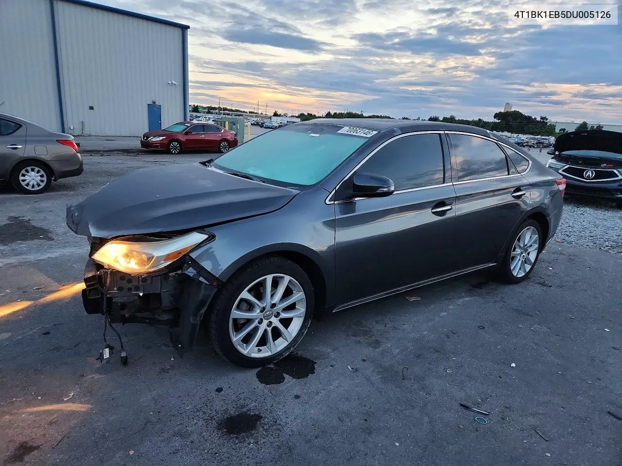 TOYOTA AVALON 2013, VIN 4T1BK1EB5DU005126