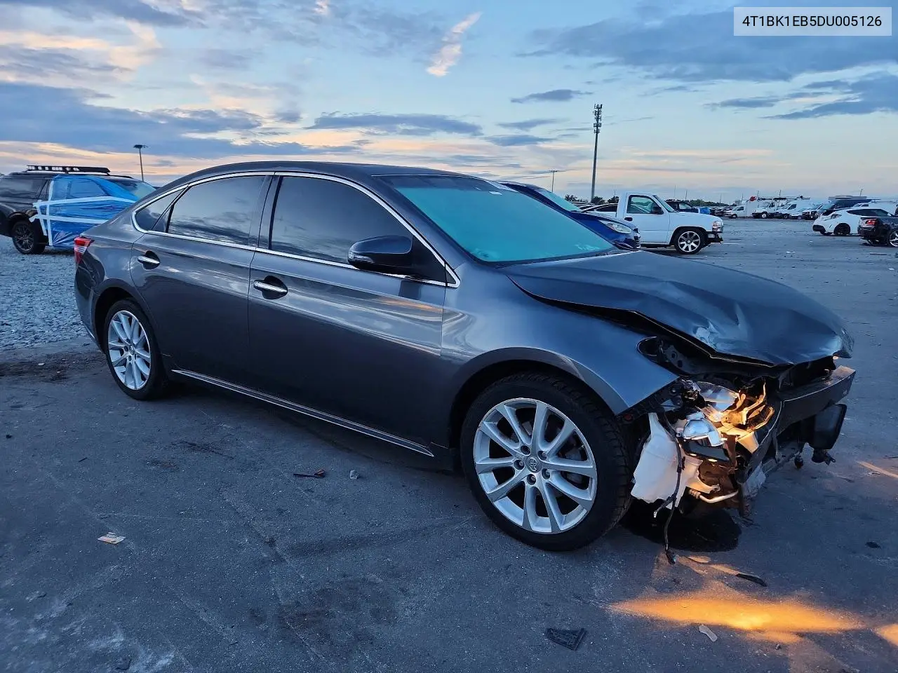 2013 TOYOTA AVALON VIN 4T1BK1EB5DU005126 — фото 4