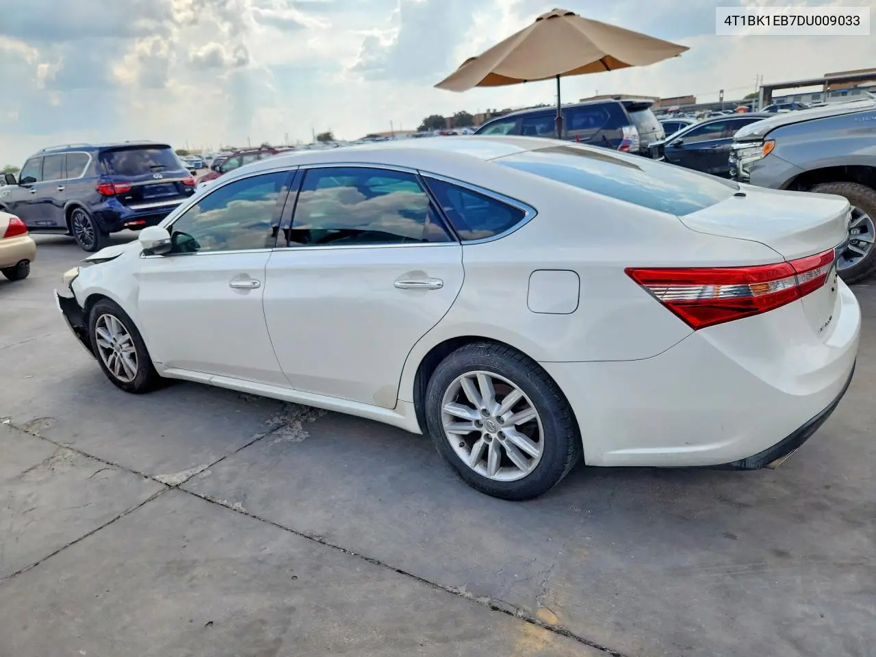 2013 TOYOTA AVALON VIN 4T1BK1EB7DU009033 — фото 2
