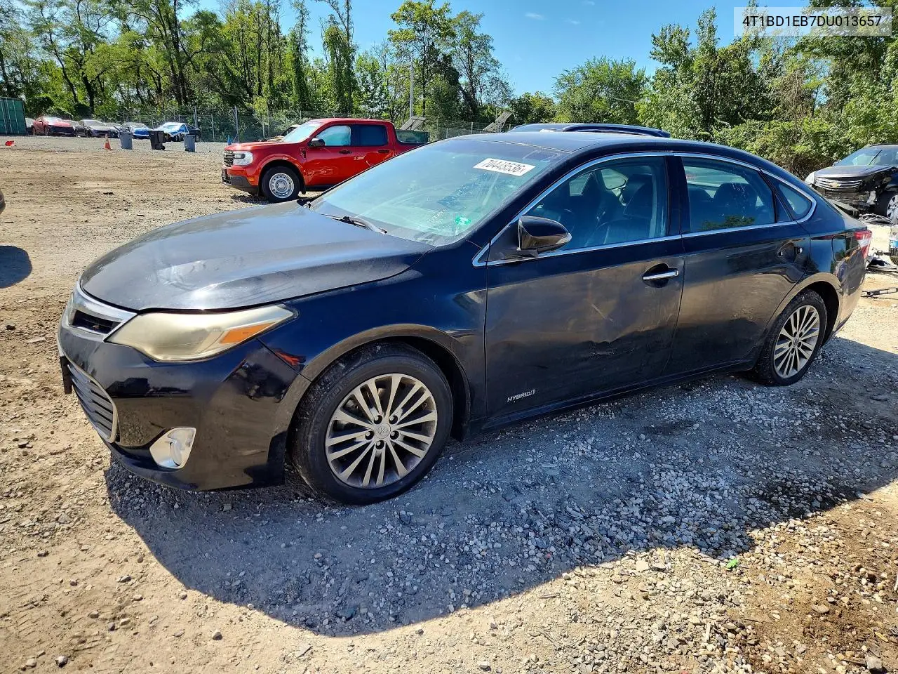 TOYOTA AVALON 2013, VIN 4T1BD1EB7DU013657