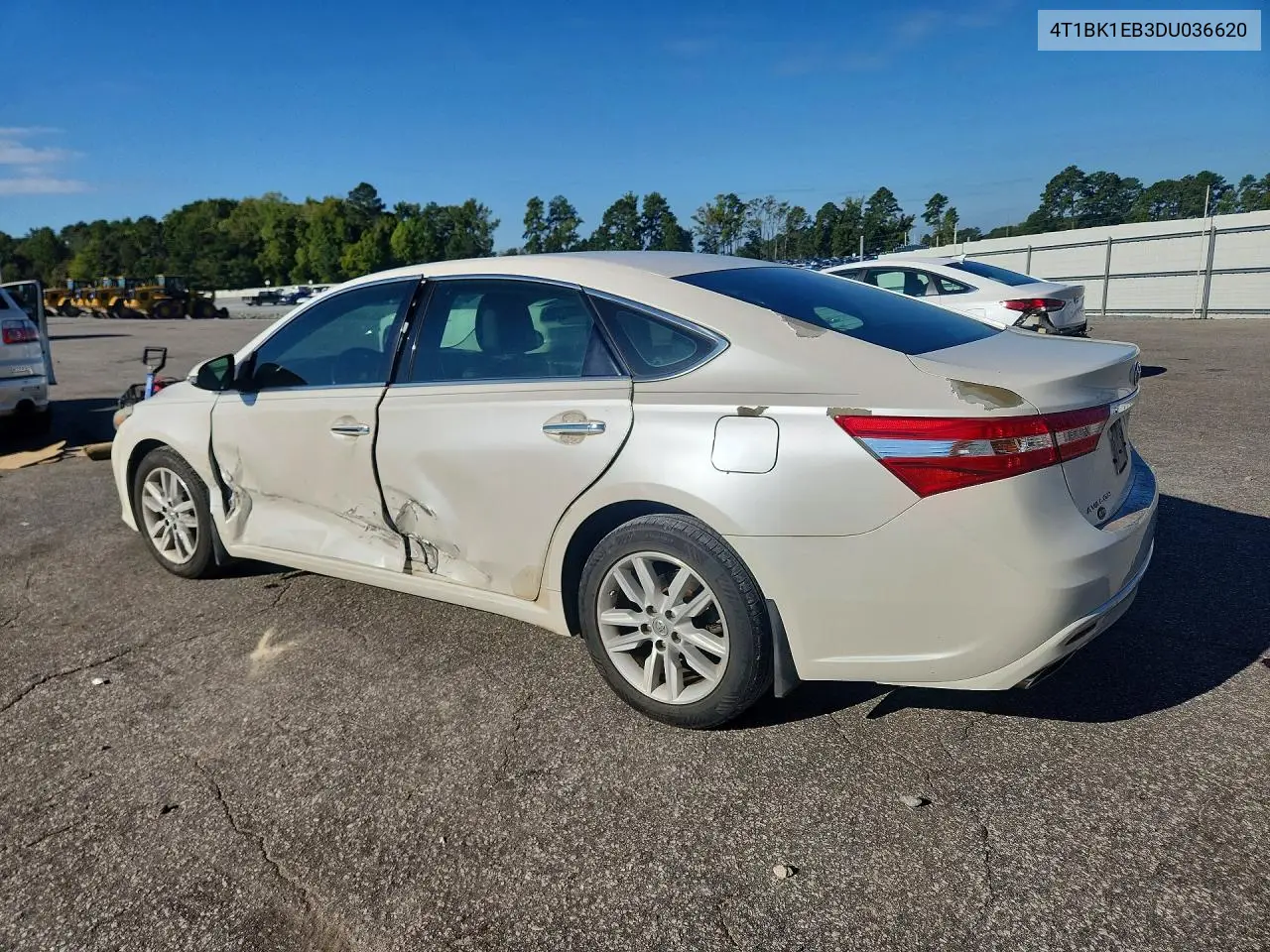 2013 TOYOTA AVALON VIN 4T1BK1EB3DU036620 — фото 2