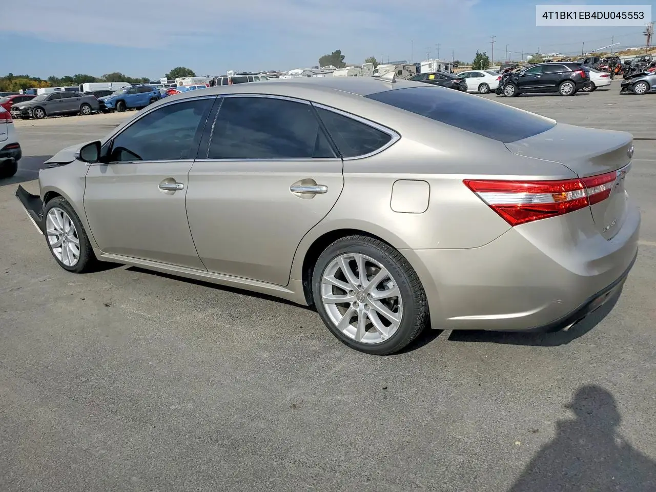 2013 TOYOTA AVALON VIN 4T1BK1EB4DU045553 — фото 2