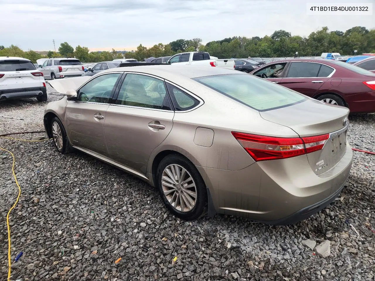 2013 TOYOTA AVALON VIN 4T1BD1EB4DU001322 — фото 2