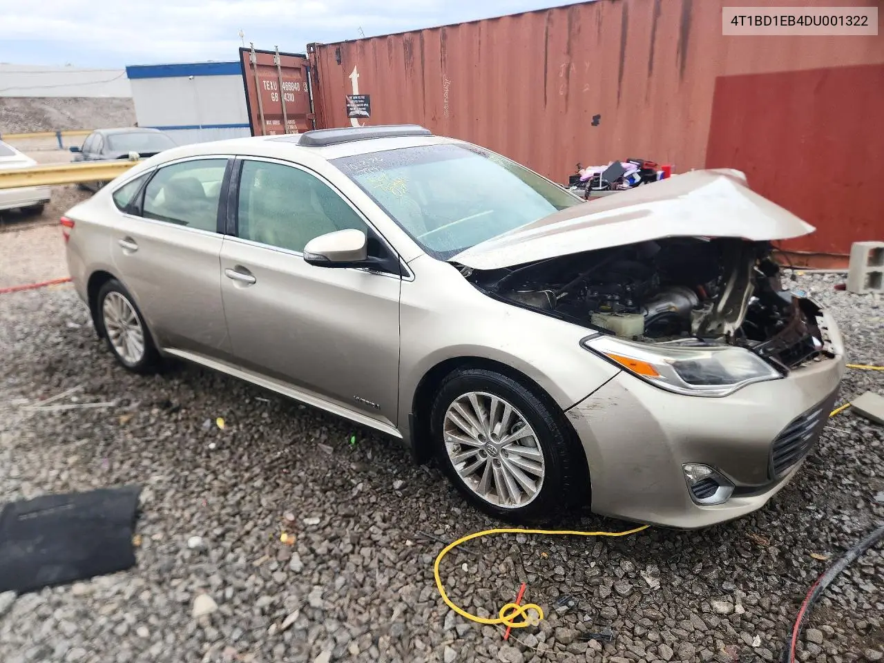 2013 TOYOTA AVALON VIN 4T1BD1EB4DU001322 — фото 4