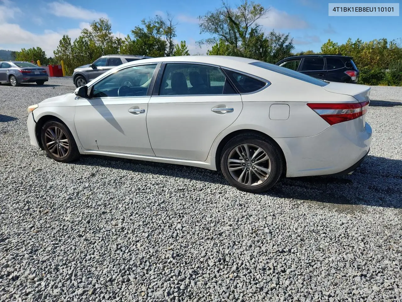 2014 TOYOTA AVALON VIN 4T1BK1EB8EU110101 — фото 2