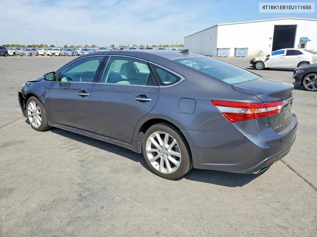 2014 TOYOTA AVALON VIN 4T1BK1EB1EU111655 — фото 2