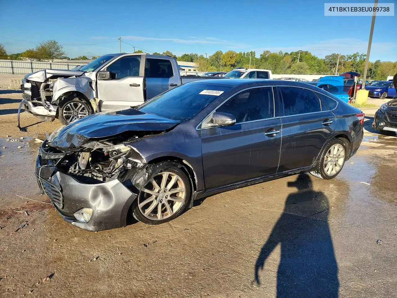 TOYOTA AVALON 2014, VIN 4T1BK1EB3EU089738