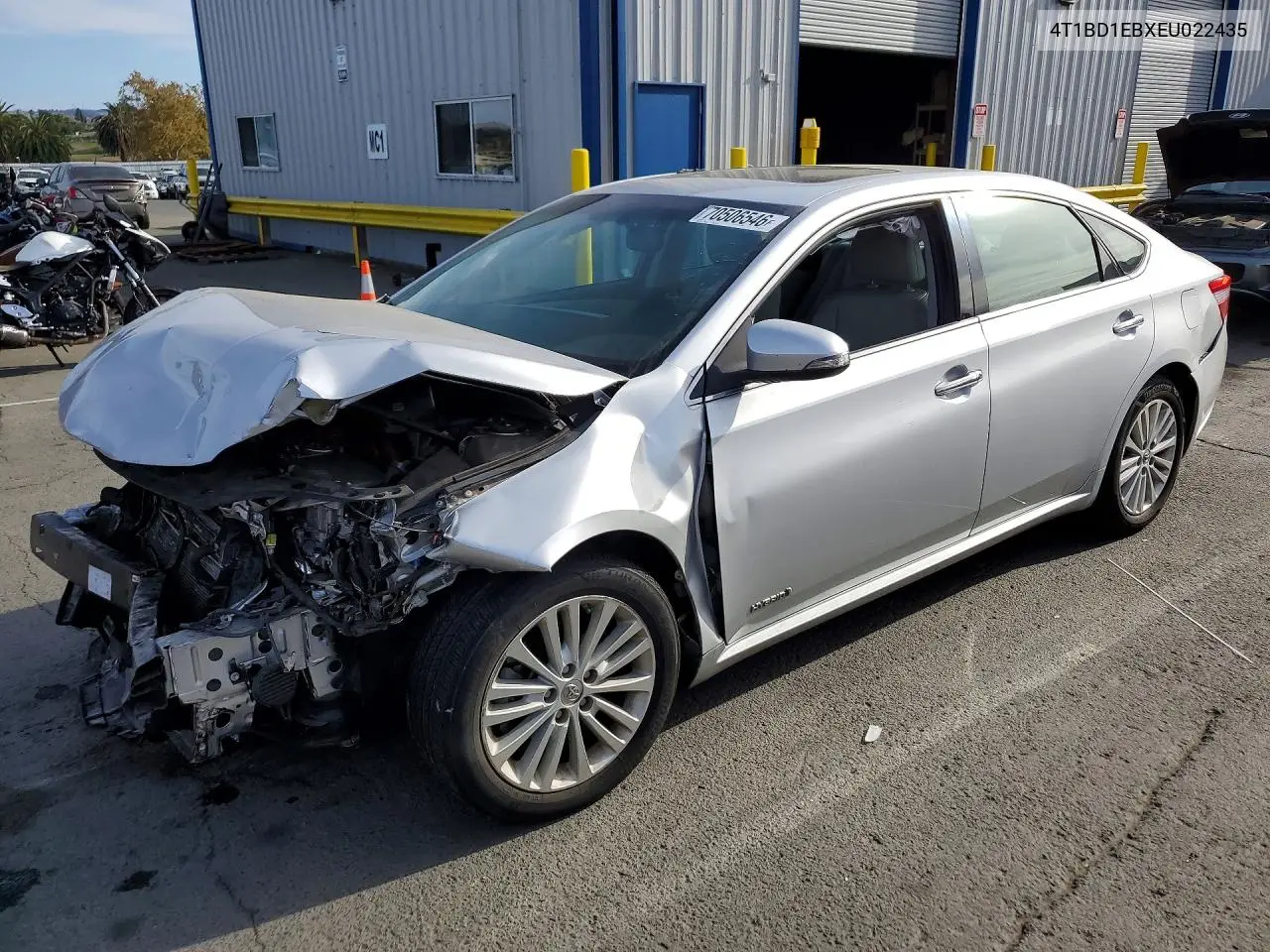 TOYOTA AVALON 2014, VIN 4T1BD1EBXEU022435