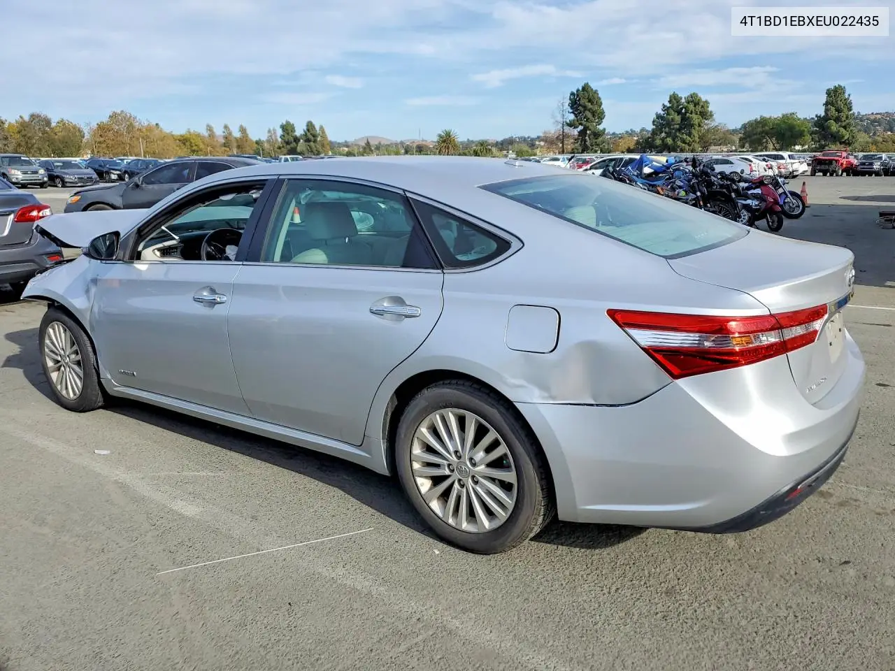 2014 TOYOTA AVALON VIN 4T1BD1EBXEU022435 — фото 2