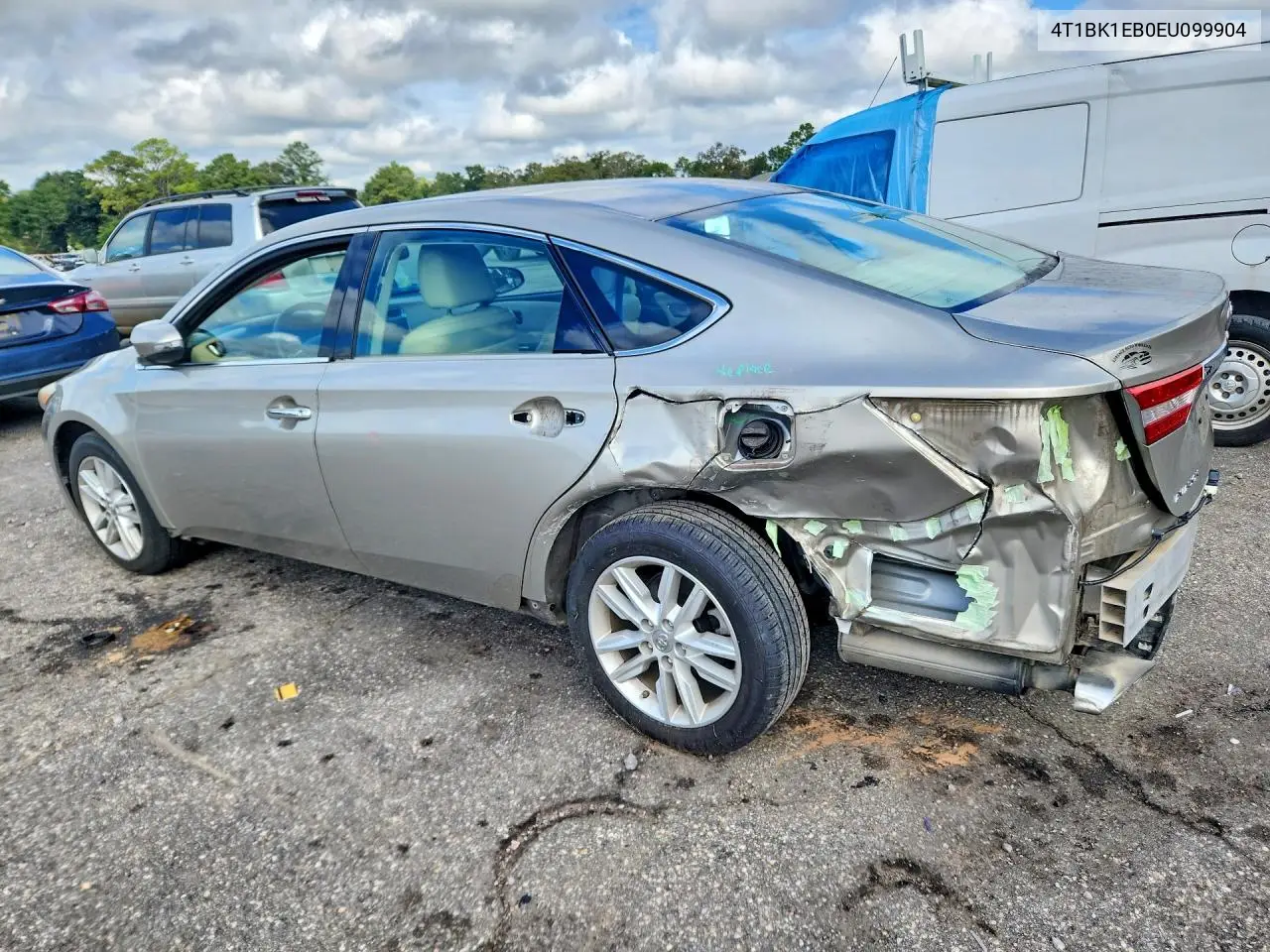 2014 TOYOTA AVALON VIN 4T1BK1EB0EU099904 — фото 2