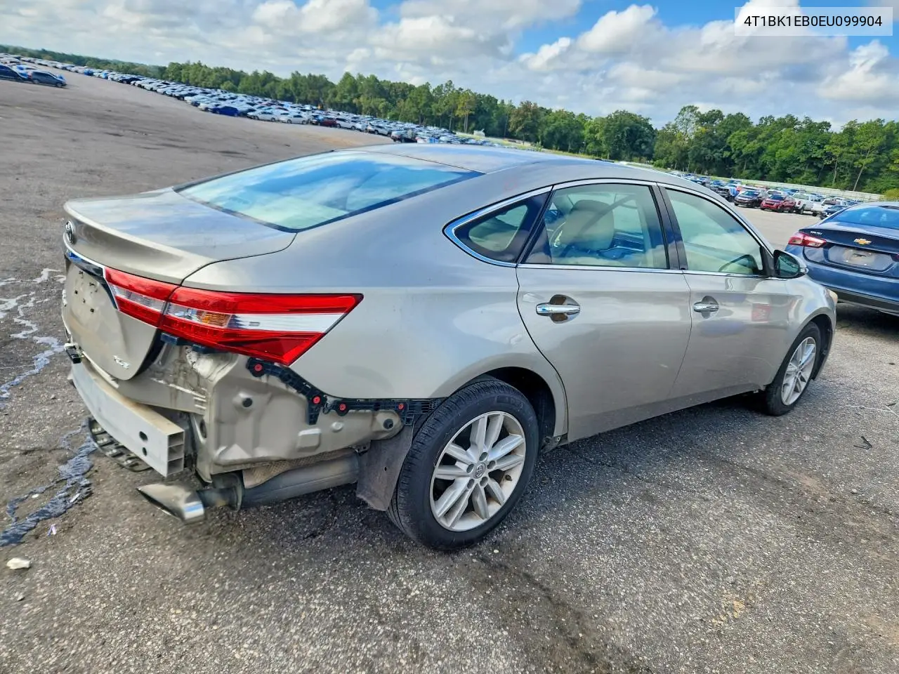 2014 TOYOTA AVALON VIN 4T1BK1EB0EU099904 — фото 3
