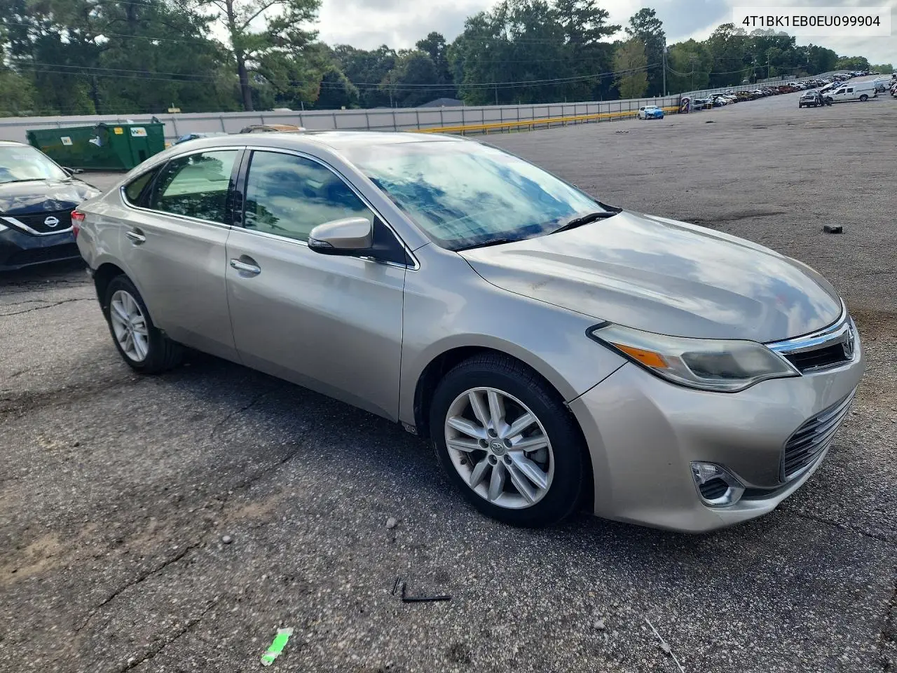 2014 TOYOTA AVALON VIN 4T1BK1EB0EU099904 — фото 4