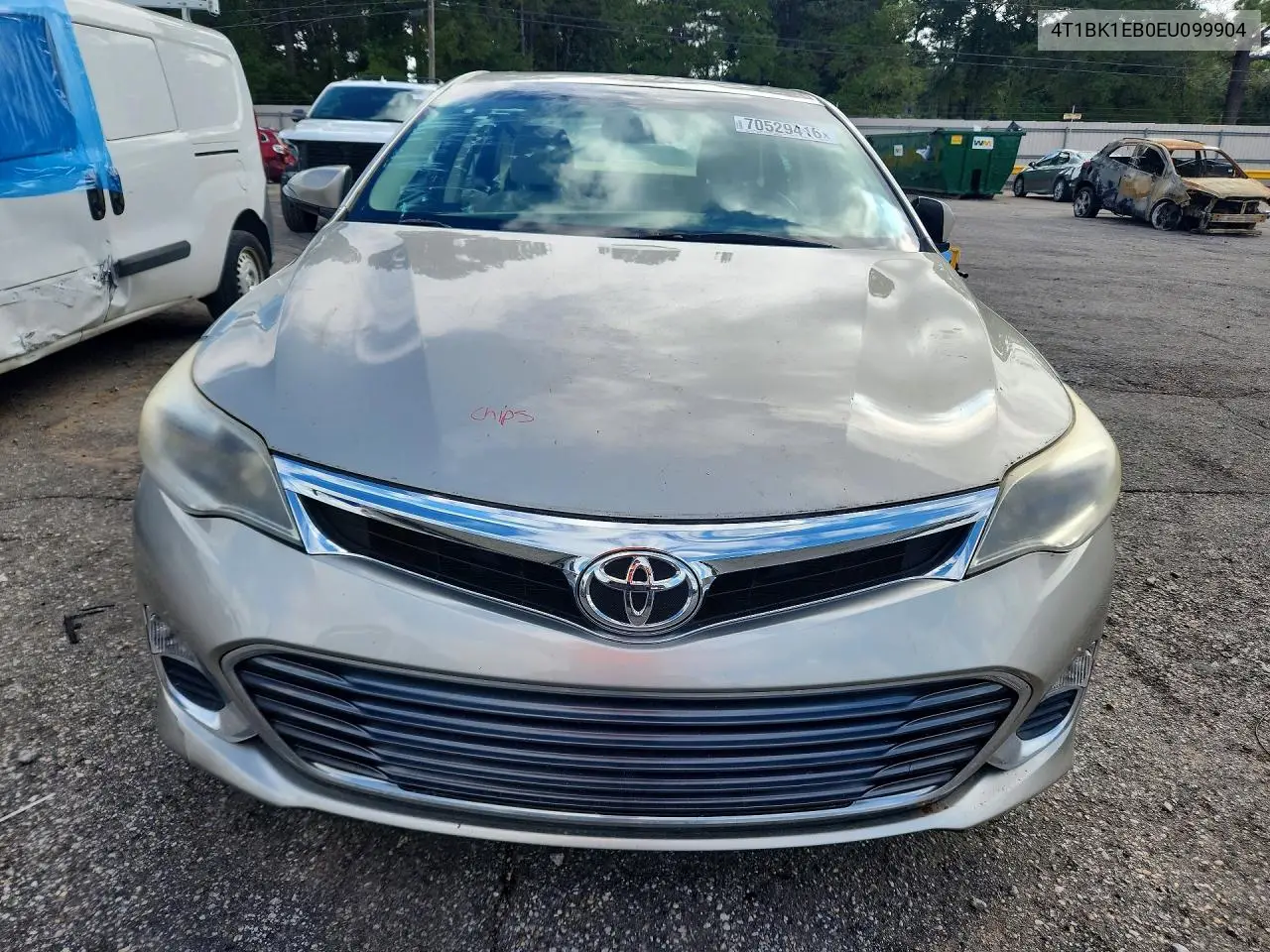 2014 TOYOTA AVALON VIN 4T1BK1EB0EU099904 — фото 5