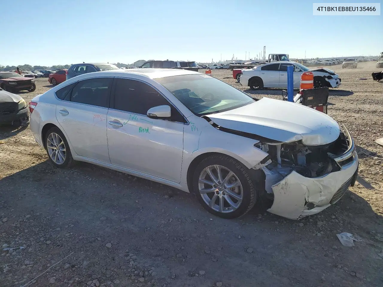 2014 TOYOTA AVALON VIN 4T1BK1EB8EU135466 — фото 4