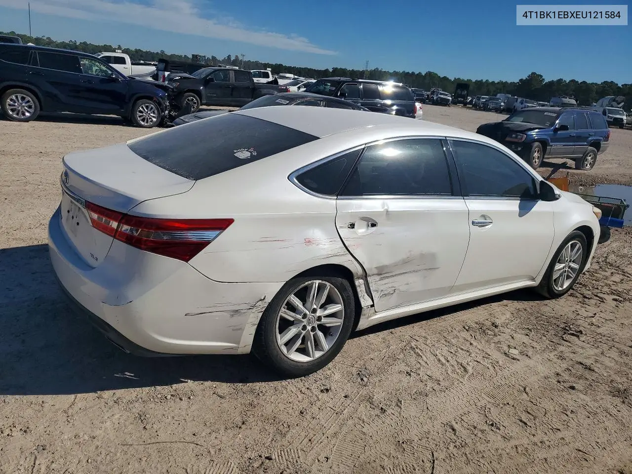 2014 TOYOTA AVALON VIN 4T1BK1EBXEU121584 — фото 3