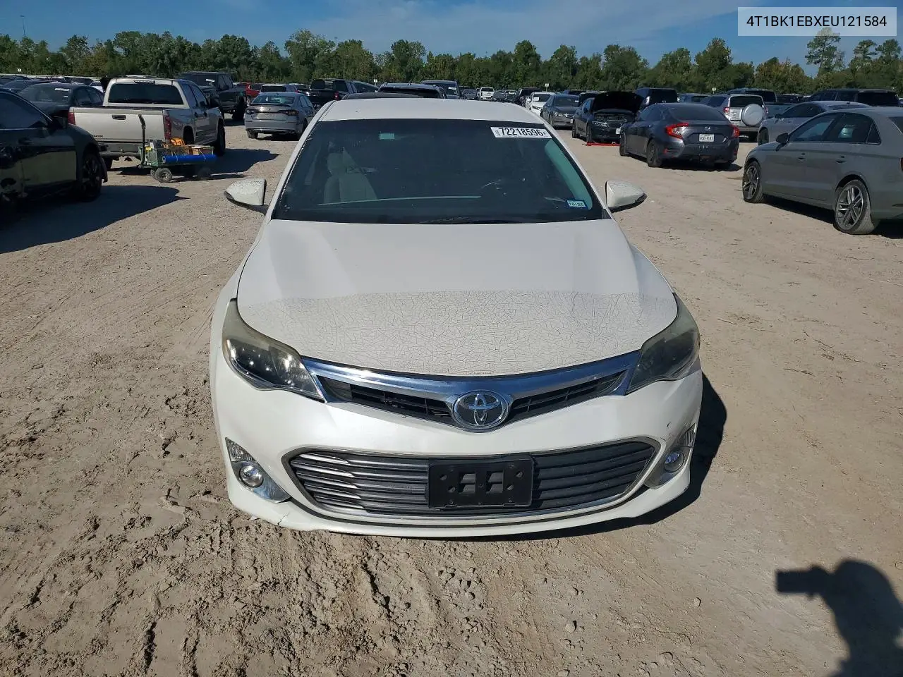 2014 TOYOTA AVALON VIN 4T1BK1EBXEU121584 — фото 5