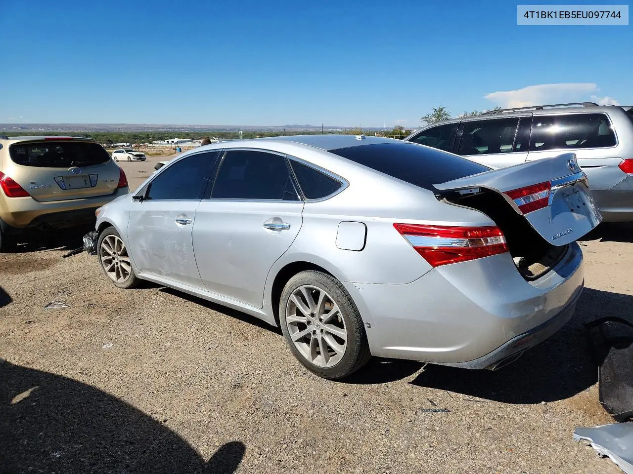 2014 TOYOTA AVALON VIN 4T1BK1EB5EU097744 — фото 2