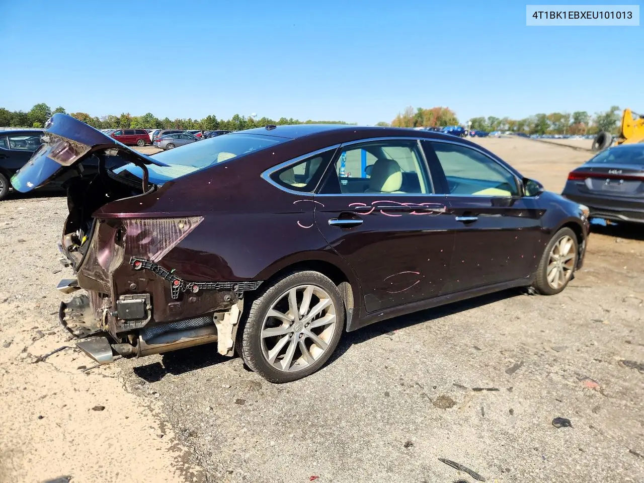 2014 TOYOTA AVALON VIN 4T1BK1EBXEU101013 — фото 3